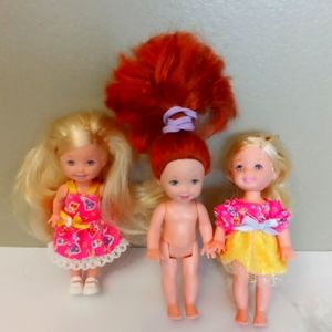 Barbie Doll Lot Of Vintage _Kelly Little Sister 1994s